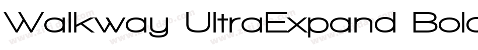 Walkway UltraExpand Bold字体转换